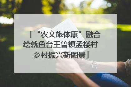 “农文旅体康”融合绘就鱼台王鲁镇孟楼村乡村振兴新图景