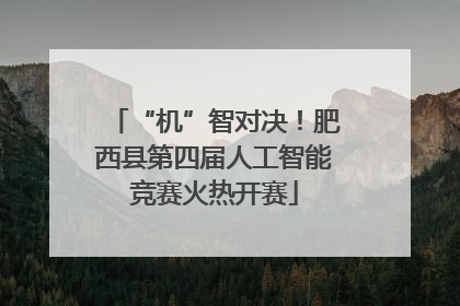 “机”智对决！肥西县第四届人工智能竞赛火热开赛
