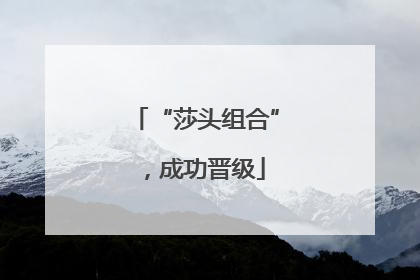 “莎头组合”，成功晋级
