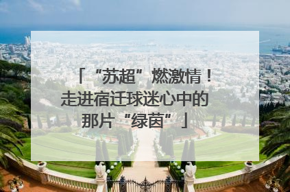 “苏超”燃激情！走进宿迁球迷心中的那片“绿茵”