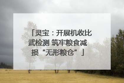 灵宝：开展机收比武检测 筑牢粮食减损“无形粮仓”