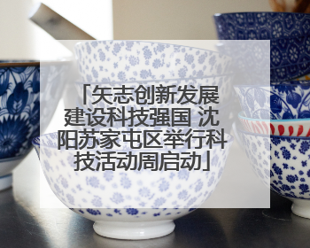 矢志创新发展 建设科技强国 沈阳苏家屯区举行科技活动周启动