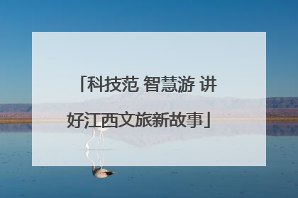 科技范 智慧游 讲好江西文旅新故事