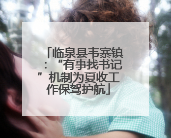 临泉县韦寨镇：“有事找书记”机制为夏收工作保驾护航