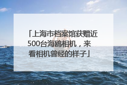 上海市档案馆获赠近500台海鸥相机，来看相机曾经的样子