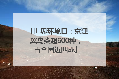 世界环境日：京津冀鸟类超600种，占全国近四成