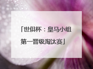 世俱杯：皇马小组第一晋级淘汰赛