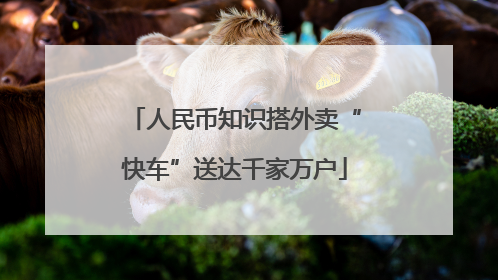人民币知识搭外卖“快车”送达千家万户