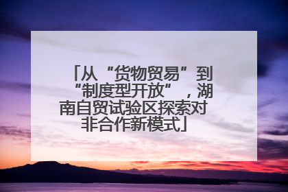 从“货物贸易”到“制度型开放”，湖南自贸试验区探索对非合作新模式