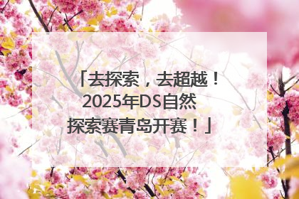 去探索，去超越！2025年DS自然探索赛青岛开赛！