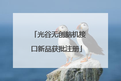 光谷无创脑机接口新品获批注册