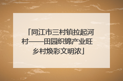 同江市三村镇拉起河村——田园织锦产业旺 乡村焕彩文明浓