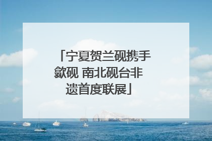 宁夏贺兰砚携手歙砚 南北砚台非遗首度联展