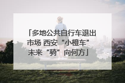 多地公共自行车退出市场 西安“小橙车”未来“骑”向何方