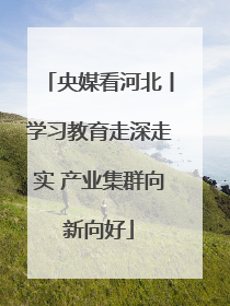 央媒看河北丨学习教育走深走实 产业集群向新向好