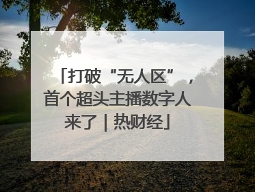 打破“无人区”，首个超头主播数字人来了｜热财经