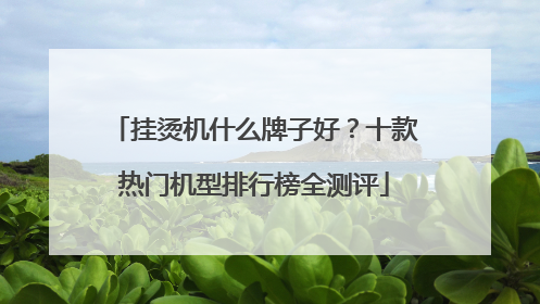 挂烫机什么牌子好？十款热门机型排行榜全测评