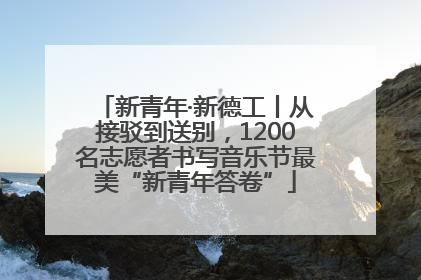 新青年·新德工丨从接驳到送别，1200名志愿者书写音乐节最美“新青年答卷”