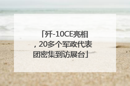 歼-10CE亮相，20多个军政代表团密集到访展台