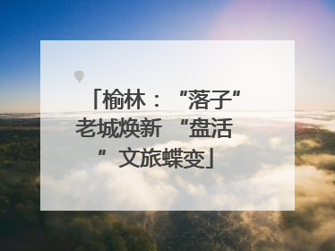 榆林：“落子”老城焕新 “盘活”文旅蝶变