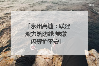 永州高速：联建聚力筑防线 党徽闪耀护平安