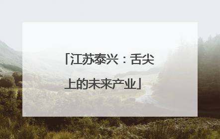江苏泰兴：舌尖上的未来产业