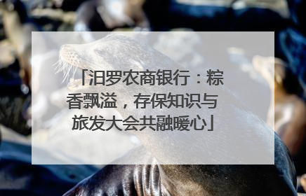 汨罗农商银行：粽香飘溢，存保知识与旅发大会共融暖心