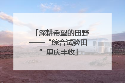 深耕希望的田野——“综合试验田”里庆丰收