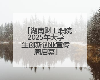 湖南财工职院2025年大学生创新创业宣传周启幕