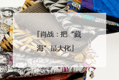 肖战：把“藏海”最大化