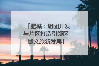 肥城：组团开发与片区打造引领区域文旅新发展