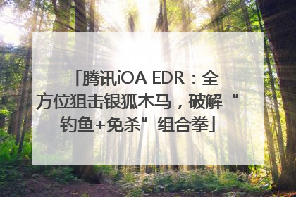腾讯iOA EDR：全方位狙击银狐木马，破解“钓鱼+免杀”组合拳