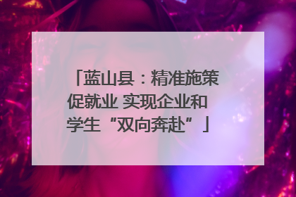 蓝山县：精准施策促就业 实现企业和学生“双向奔赴”