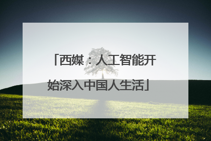 西媒：人工智能开始深入中国人生活