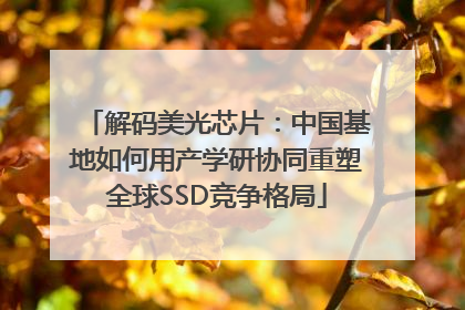 解码美光芯片：中国基地如何用产学研协同重塑全球SSD竞争格局