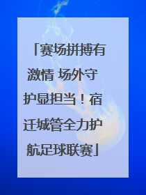 赛场拼搏有激情 场外守护显担当！宿迁城管全力护航足球联赛