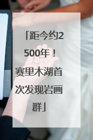 距今约2500年！赛里木湖首次发现岩画群