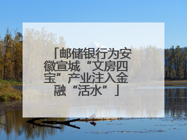 邮储银行为安徽宣城“文房四宝”产业注入金融“活水”