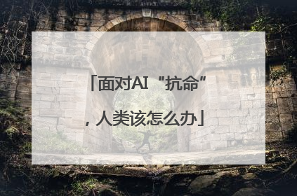 面对AI“抗命”，人类该怎么办