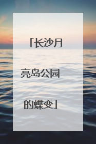 长沙月亮岛公园的蝶变