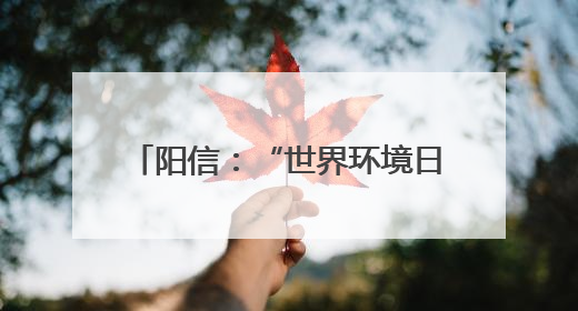 阳信：“世界环境日”生态文明进校园
