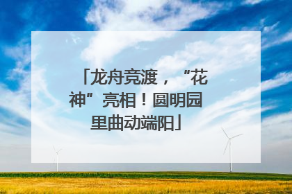 龙舟竞渡，“花神”亮相！圆明园里曲动端阳