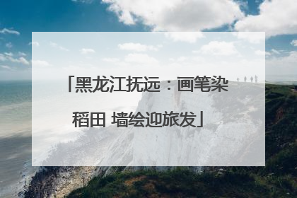 黑龙江抚远：画笔染稻田 墙绘迎旅发