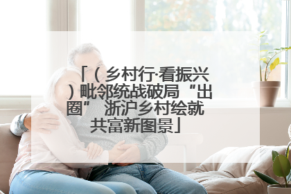 （乡村行·看振兴）毗邻统战破局“出圈” 浙沪乡村绘就共富新图景