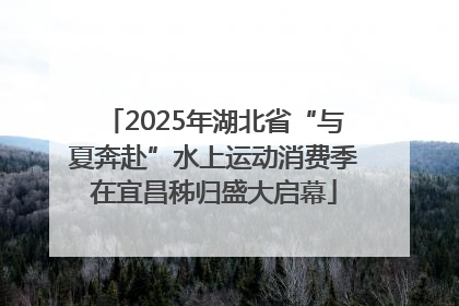 2025年湖北省“与夏奔赴”水上运动消费季在宜昌秭归盛大启幕