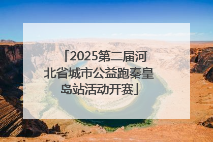 2025第二届河北省城市公益跑秦皇岛站活动开赛