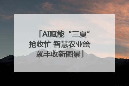 AI赋能“三夏”抢收忙 智慧农业绘就丰收新图景