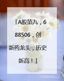 A股第九，688506，创新药龙头，历史新高！