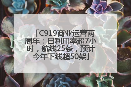 C919商业运营两周年：日利用率超7小时，航线25条，预计今年下线超50架